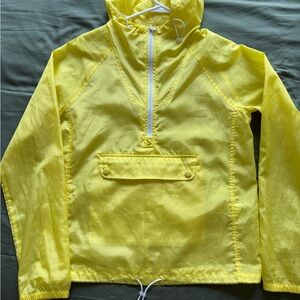 Yellow Windbreaker Jacket